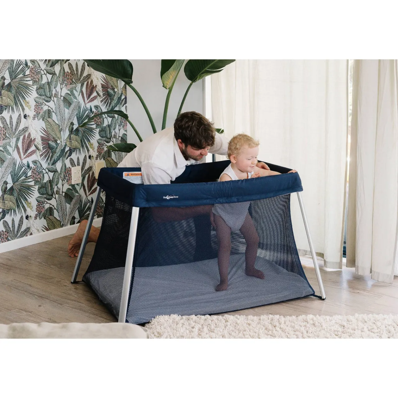 Travel Cots & Beds|Cots*The Sleep Store Drift Travel Cot - Navy