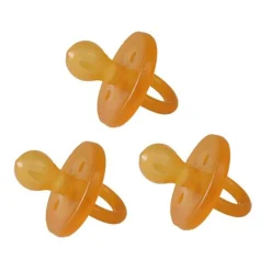 Dummies & Accessories*Ecopiggy ecoPacifier Dummy - Rounded - 3 pack - Clearance Natural