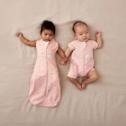 Sleepwear & Pjs*Ergopouch 0.2 Tog Organic Cotton Short Sleeve Layers Daisies