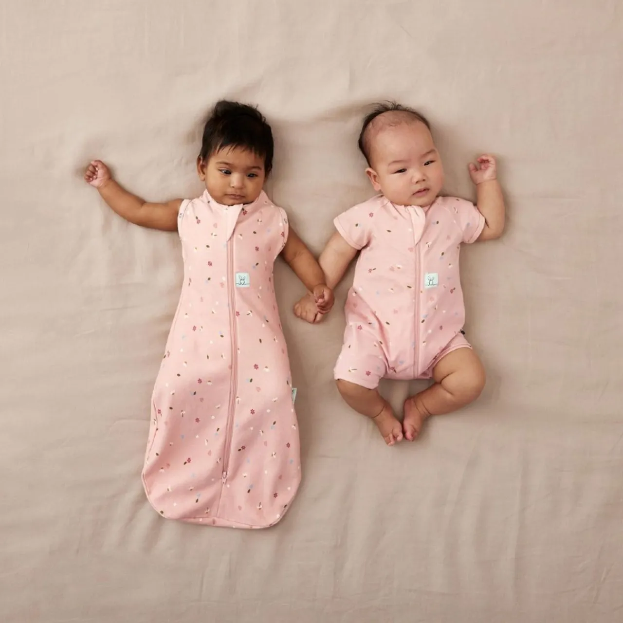 Sleepwear & Pjs*Ergopouch 0.2 Tog Organic Cotton Short Sleeve Layers Daisies