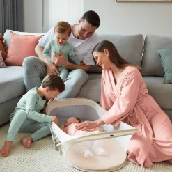 Travel Cots & Beds*Ergopouch Easy Sleep Portable Bassinet Ecru