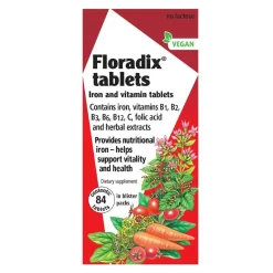 Grown Ups|First Aid & Family Health*Floradix Iron and Vitamin Tablets