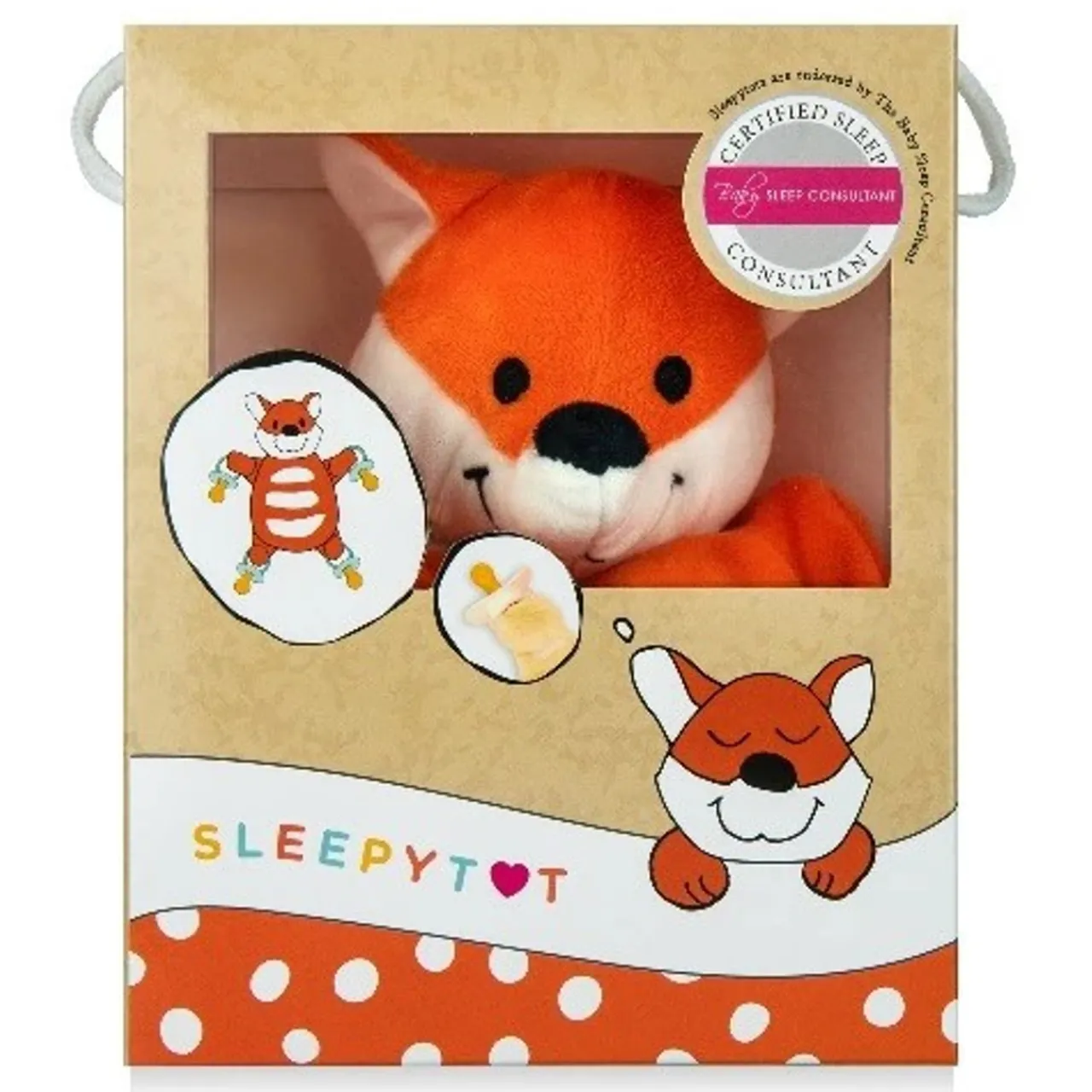 Comforters & Soft Toys*Sleepytot Fox Sleepy Tot Comforter - Medium Orange
