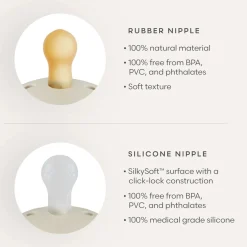 Dummies & Accessories*FRIGG Daisy Latex Pacifier 2pk