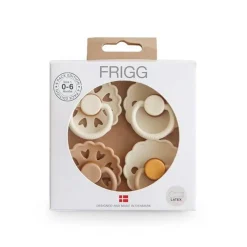 Dummies & Accessories*FRIGG Round Latex Pacifiers 4pk