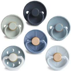 Dummies & Accessories*FRIGG Round Latex Pacifiers 6pk