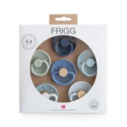Dummies & Accessories*FRIGG Round Latex Pacifiers 6pk