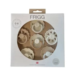Dummies & Accessories*FRIGG Round Latex Pacifiers 6pk
