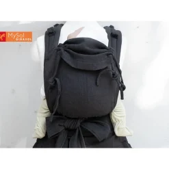 Meh-Dai|Buckle Carriers*Girasol MySol with Buckle Waist Belt - Herringbone Weave Gala