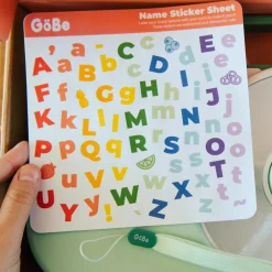Lunchbox Accessories*GoBe Sticker Sheet Alphabet