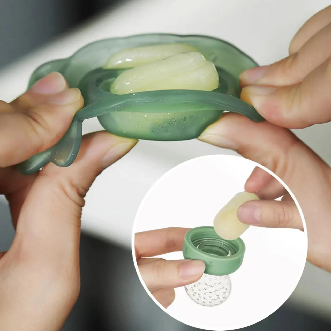 Starting Solids*Haakaa Fresh Food Feeder with Mini Nibble Tray Combo