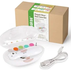 Baby Care|Skincare & Grooming*Haakaa Happii Bear Rechargeable Nail Trimmer Set