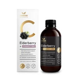First Aid & Family Health|Cold & Flu*Harker Herbals Vitamin C+ Elderberry + Zinc
