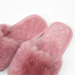 Gifts For Mum|Lounge Wear*Honeydew Classic Slide Plush Slippers - Clearance