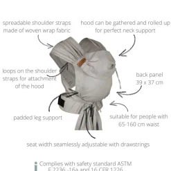 Half Buckle Carriers*Hoppediz Hop-Tye Baby Carrier