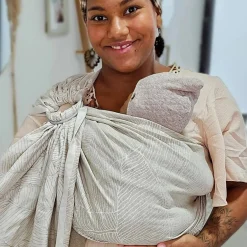 Ring Slings*Hoppediz Linen Ring Sling Grenada Natural