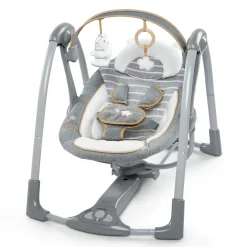 Bouncers & Baby Swings*Ingenuity Boutique Collection Swing n Go Portable Swing Bella Teddy