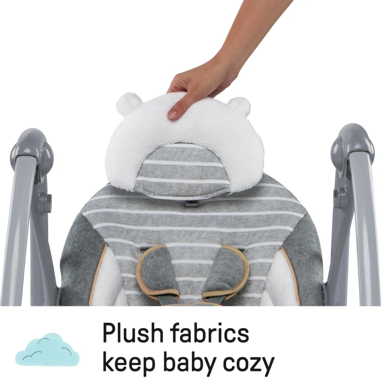 Bouncers & Baby Swings*Ingenuity Boutique Collection Swing n Go Portable Swing Bella Teddy