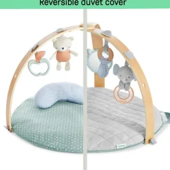Rugs & Play Mats*Ingenuity Cozy Spot Reversible Duvet Play Mat & Gym