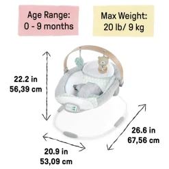 Bouncers & Baby Swings*Ingenuity Cozy Spot Soothing Baby Bouncer