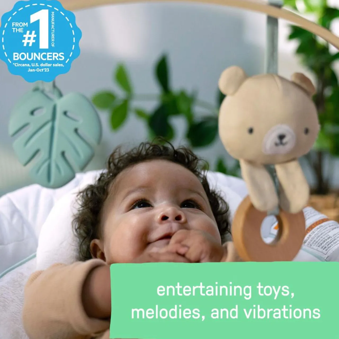 Bouncers & Baby Swings*Ingenuity Cozy Spot Soothing Baby Bouncer