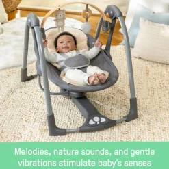 Bouncers & Baby Swings*Ingenuity Every Season Swing n Go Portable Swing Wesley