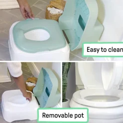 Toilet Training & Bedwetting*Ingenuity Prepare to Potty 3-in-1 Potty & Step Stool System Teal