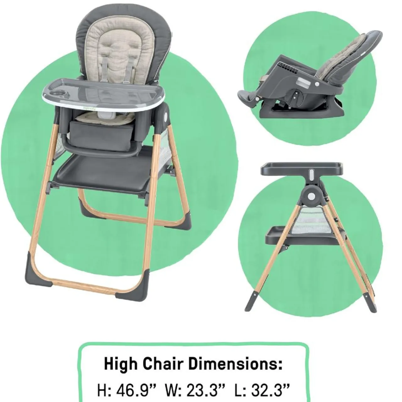 High Chairs & Booster Seats|Starting Solids*Ingenuity Proper Positioner Create Up Deluxe High Chair Wesley