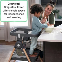 High Chairs & Booster Seats|Starting Solids*Ingenuity Proper Positioner Create Up Deluxe High Chair Wesley