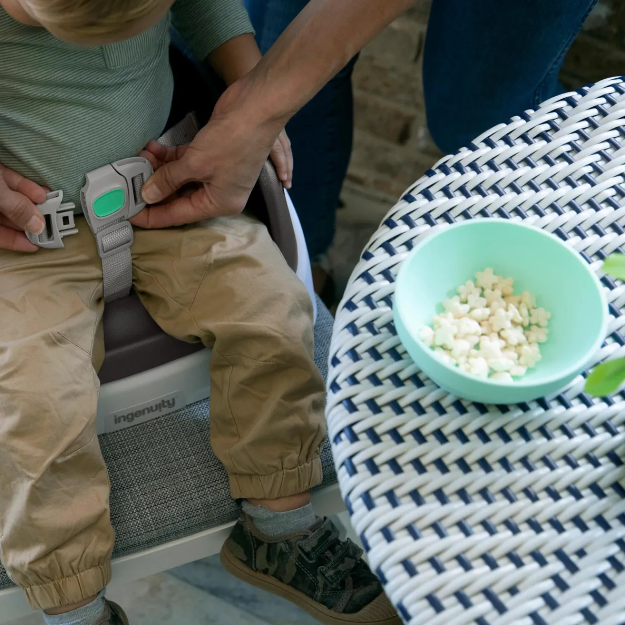 High Chairs & Booster Seats|Starting Solids*Ingenuity Smart Clean Toddler Booster Seat Slate