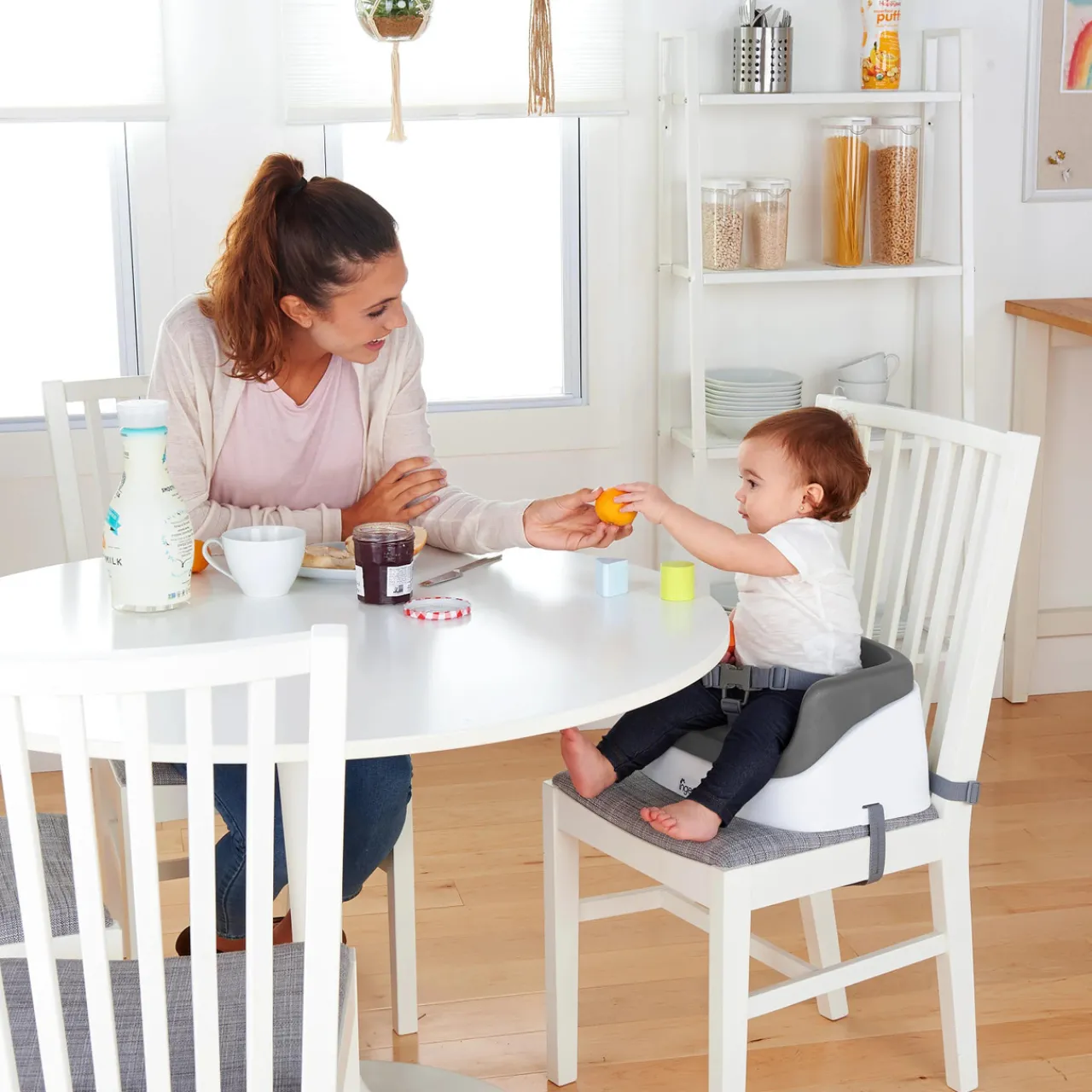 High Chairs & Booster Seats|Starting Solids*Ingenuity Smart Clean Toddler Booster Seat Slate