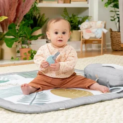 Rugs & Play Mats*Ingenuity Sprout Spot Baby Milestone Play Mat