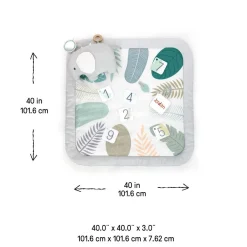 Rugs & Play Mats*Ingenuity Sprout Spot Baby Milestone Play Mat