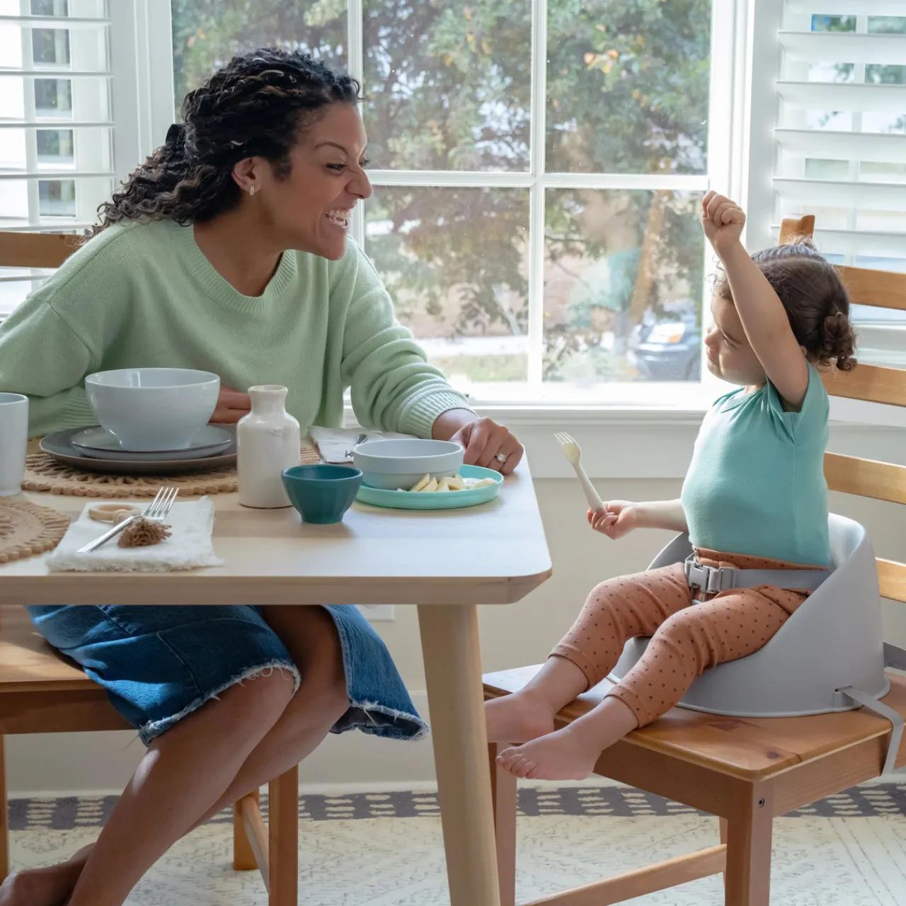 High Chairs & Booster Seats|Starting Solids*Ingenuity ity by My Spot Easy Clean Booster Seat Grey