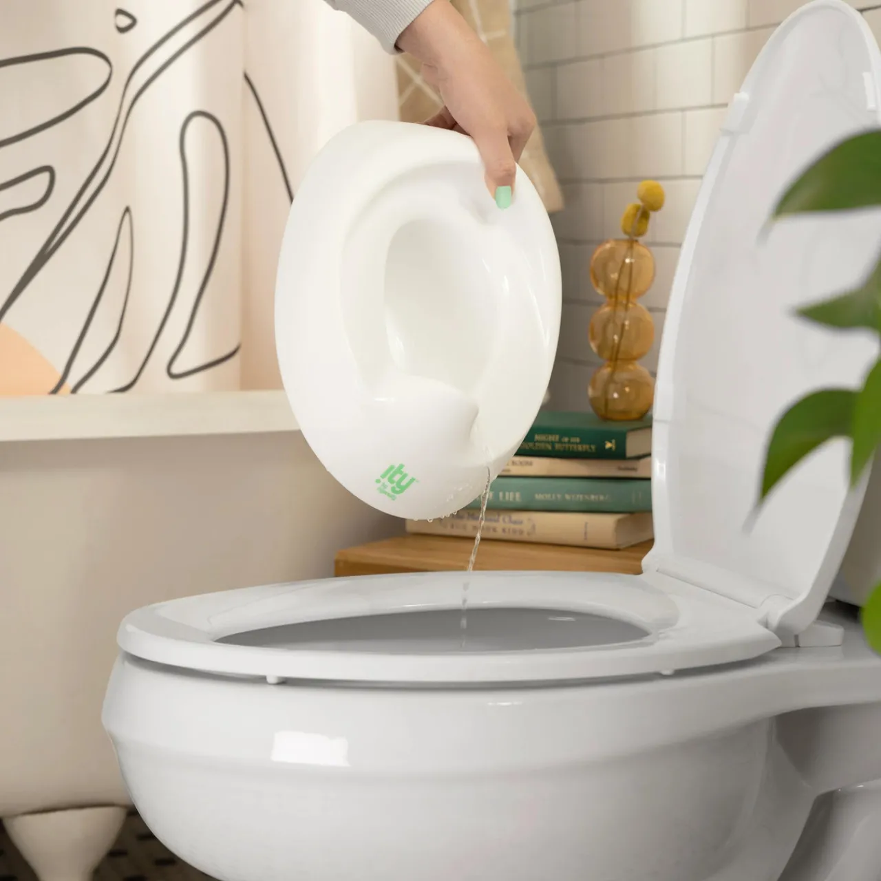 Toilet Training & Bedwetting*Ingenuity ity by Ready Set Go Potty White/Grey