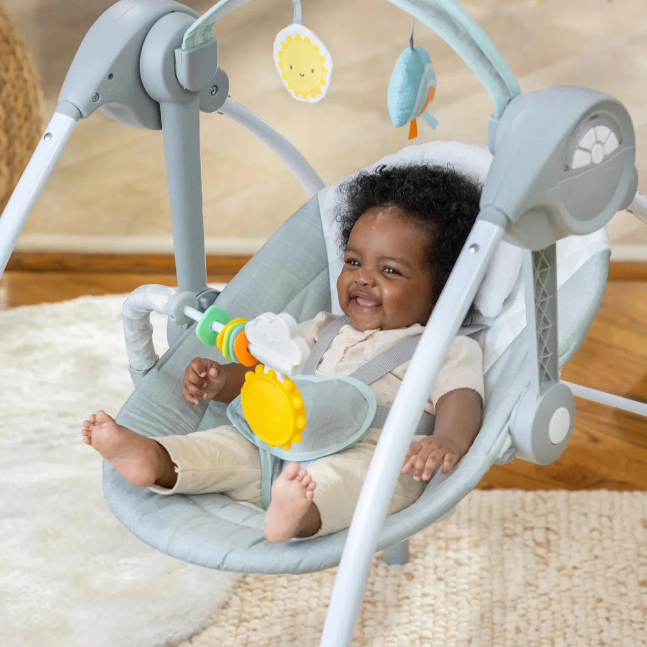 Bouncers & Baby Swings*Ingenuity ity by Sun Valley Milestone Baby Swing Grey