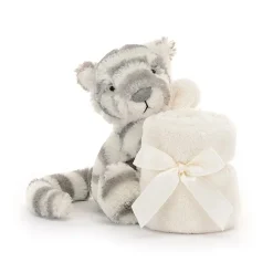 Comforters & Soft Toys*Jellycat Bashful Snow Tiger - Soother