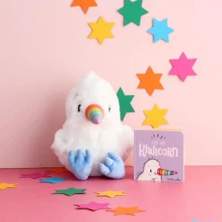 Books & Resources|Comforters & Soft Toys*Sleepy Kiwi Kiwicorn Plush Toy + Just Like Kiwicorn Board Book