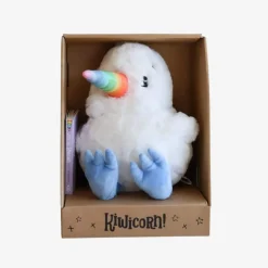 Books & Resources|Comforters & Soft Toys*Sleepy Kiwi Kiwicorn Plush Toy + Just Like Kiwicorn Board Book