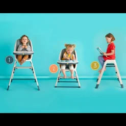 High Chairs & Booster Seats|Starting Solids*koo-di Tiny Taster 3-in-1 Highchair