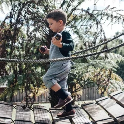 Accessories*Lamington Kids Crew Merino Socks - Rib