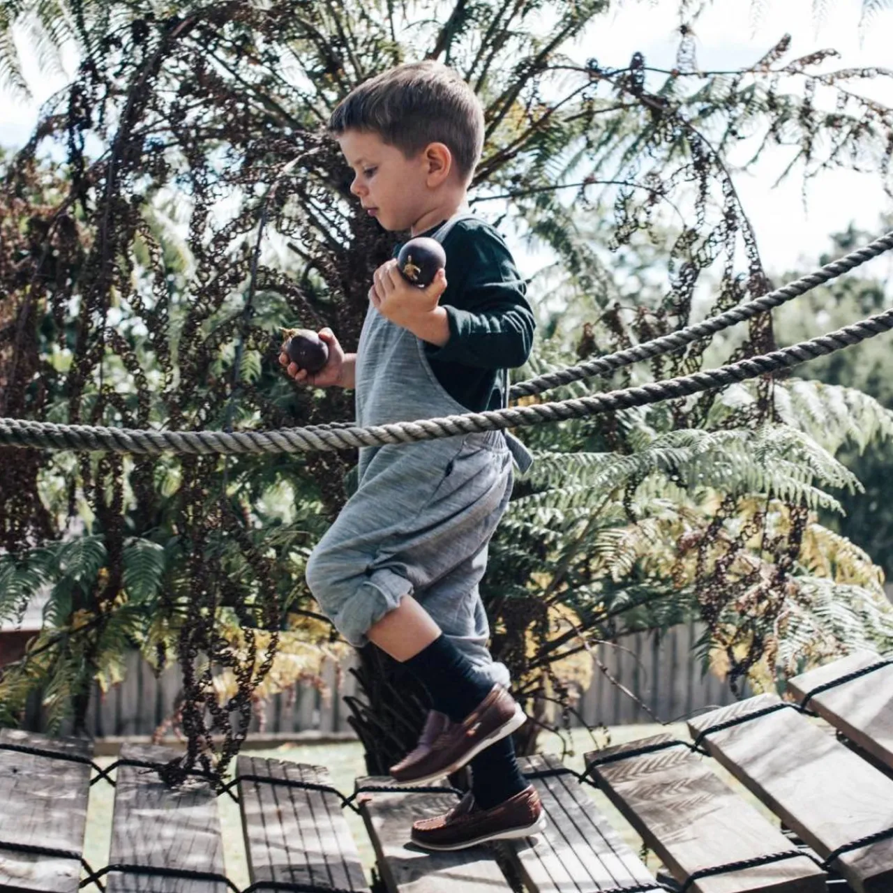 Accessories*Lamington Kids Crew Merino Socks - Rib