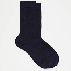Grown Ups*Lamington Mens Crew Merino Socks - Rib