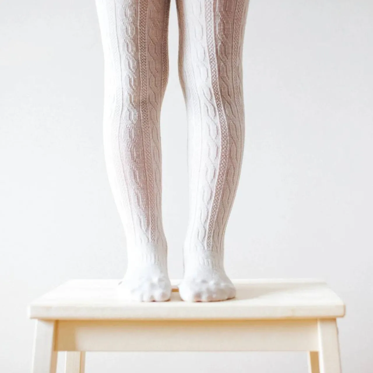 Accessories*Lamington Merino Tights - Cable