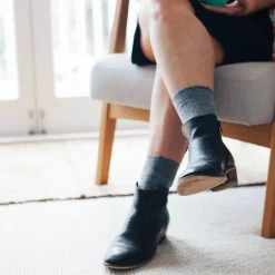 Gifts For Mum|Lounge Wear*Lamington Womens Crew Merino Socks - Rib