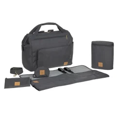 Nappy Bags & Backpacks|Nappy Bags & Backpacks*Lassig - Glam Goldie Twin Backpack Anthracite