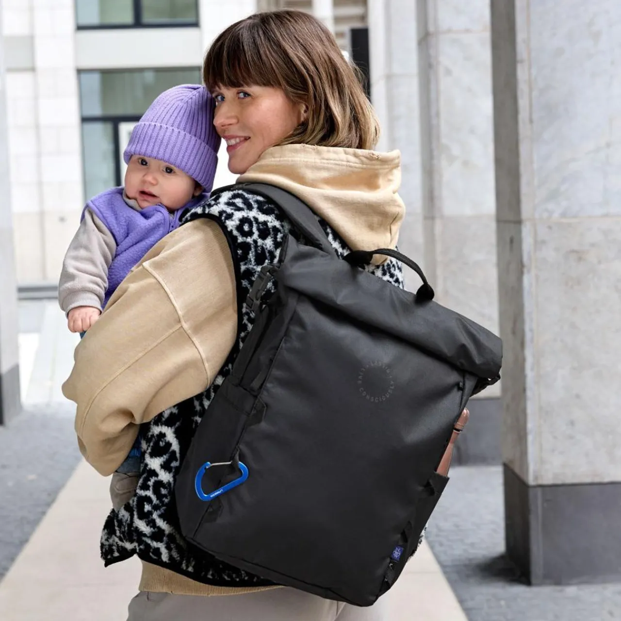 Nappy Bags & Backpacks|Nappy Bags & Backpacks*Lassig - Outdoor Rolltop Backpack