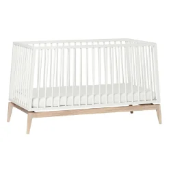 Cots*Leander Luna Cot 140 x 70cm White & Oak