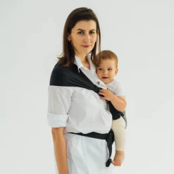 Buckle Carriers*Lenny Lamb LennyHip Carrier - Herringbone Ombre Grey