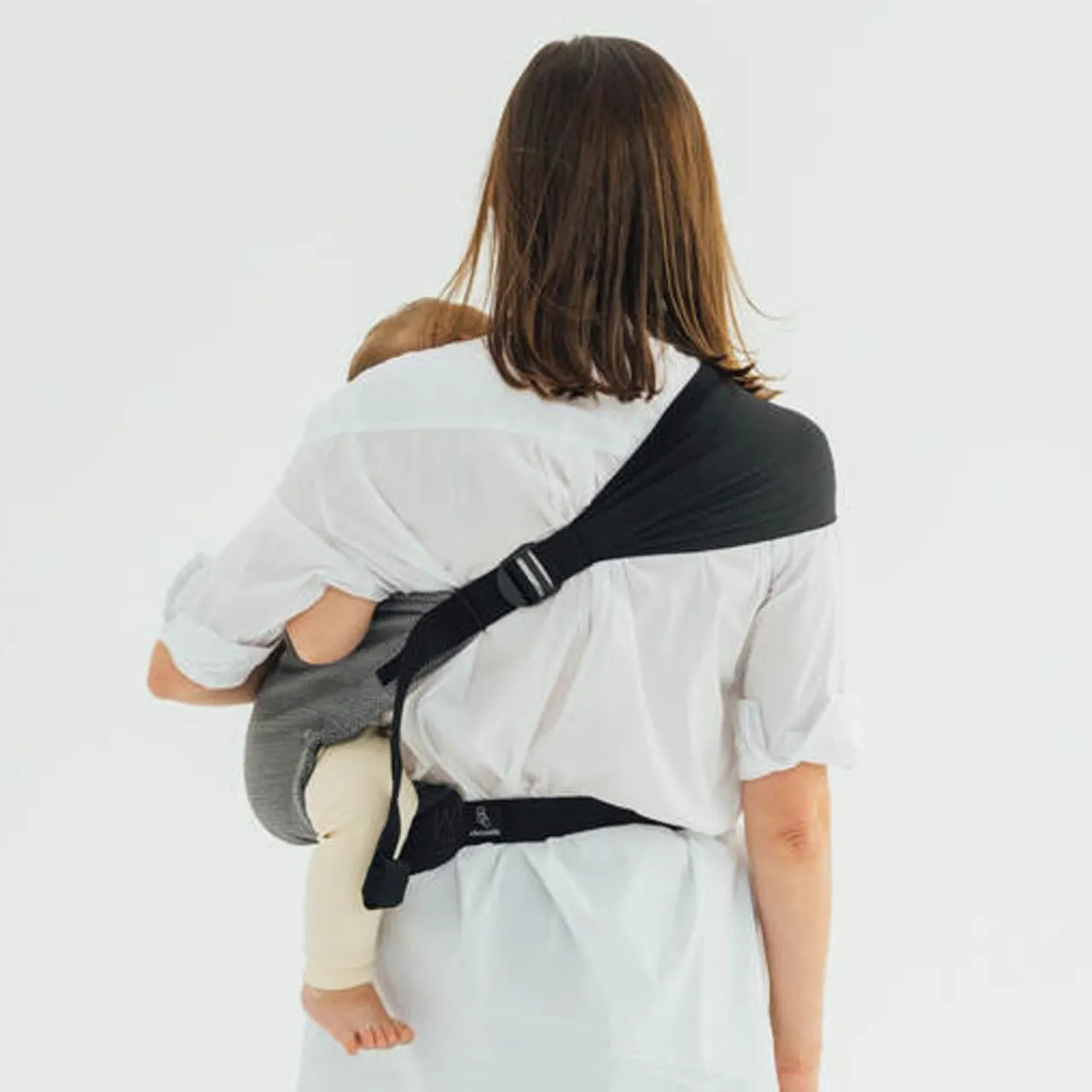 Buckle Carriers*Lenny Lamb LennyHip Carrier - Herringbone Ombre Grey